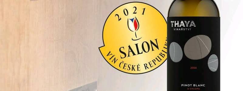 Šampionem Salonu vín je Pinot blanc z vinařství Thaya