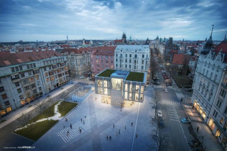 Budoucí Fairmont Hotel dříve InterContinental vizualizace TAK Studio