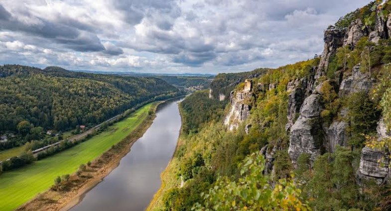 Saské Švýcarsko - fotografie z doby před požárem