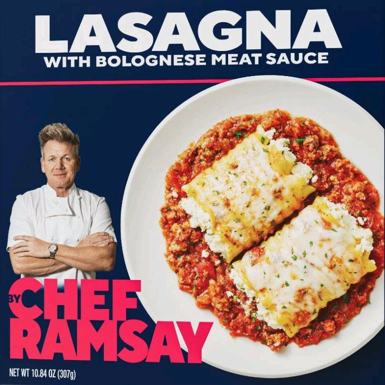 Gordon Ramsay nedávno informoval o své první řadě mražených potravin