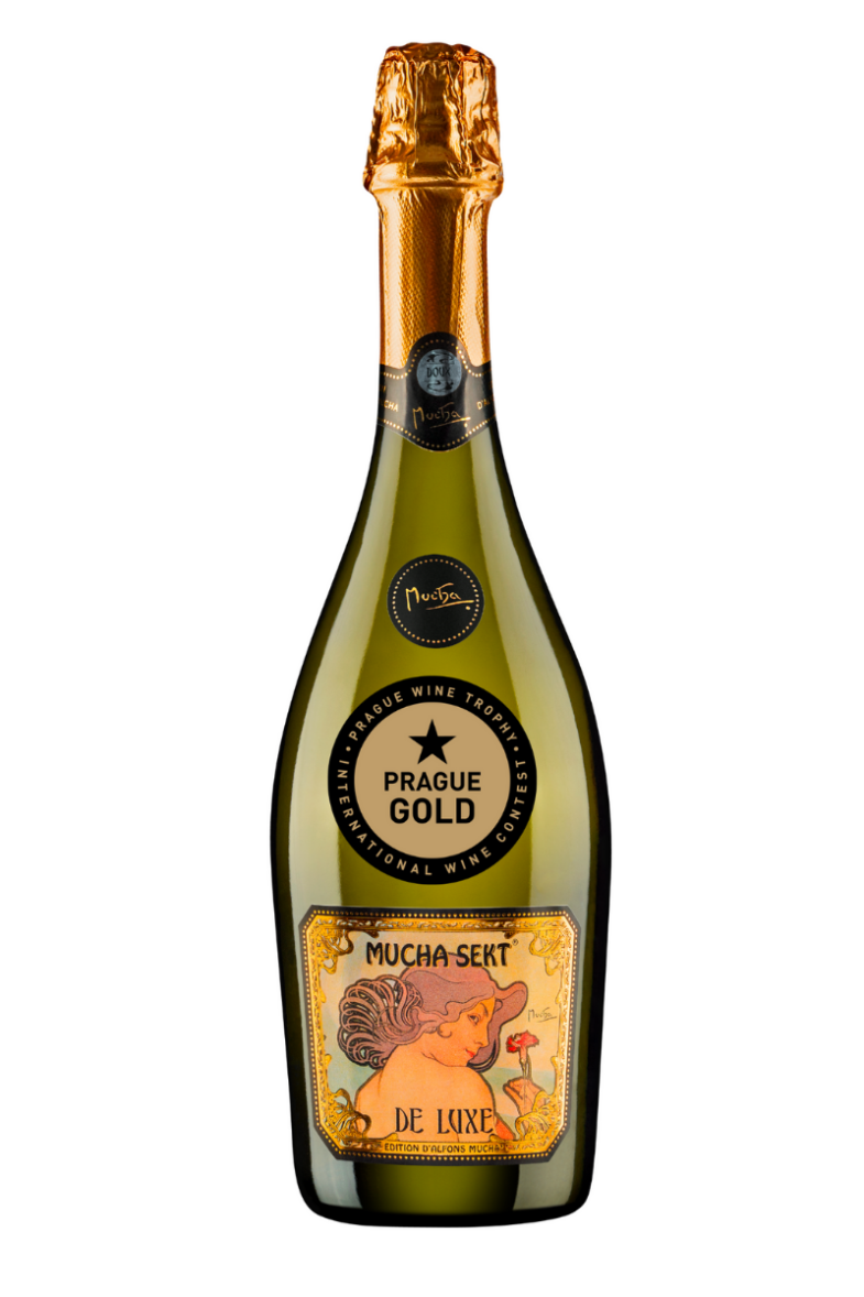 Prague Premium Gold pro Mucha sekt